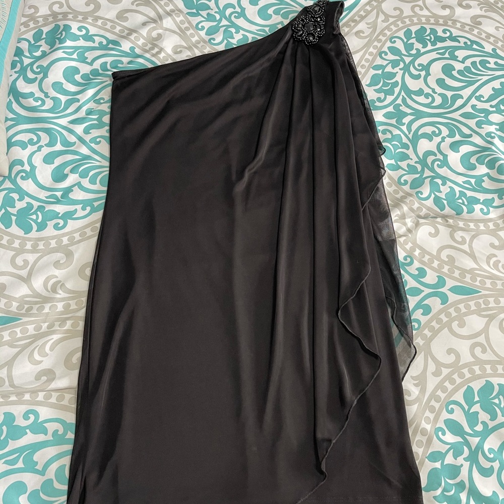 Black cocktail short dress